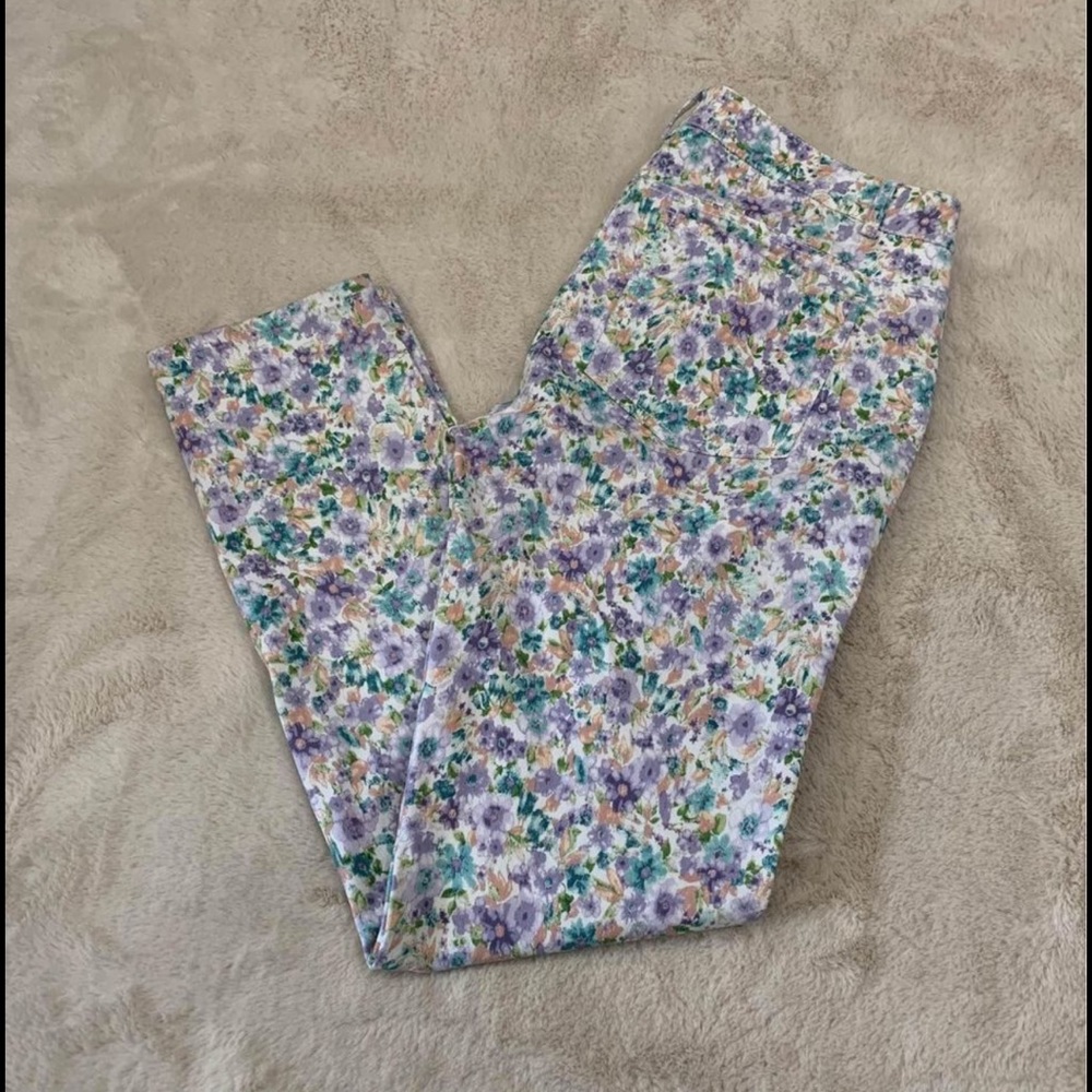 Worth Floral Skinny Jeans - Size 2